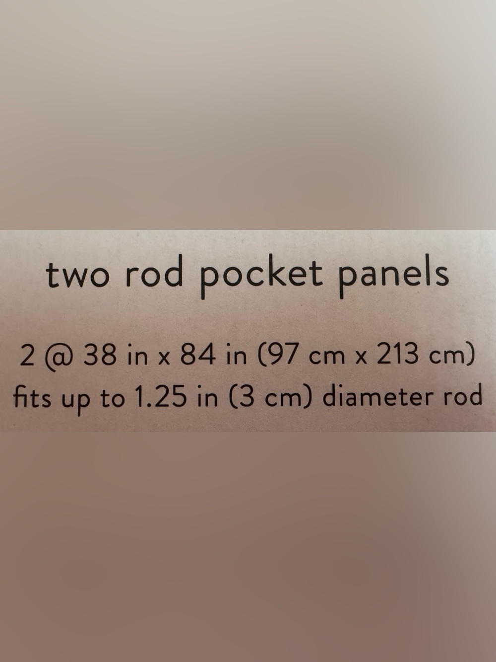 NWT- Peri Home White Textured Two-Paneled Curtain Set - Picture 5 of 6